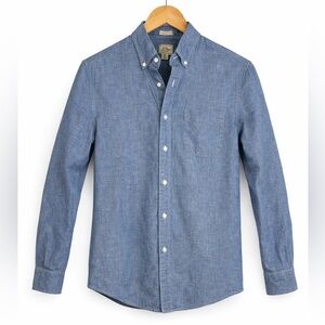 J.Crew Slim Untucked Button-Down Shirt | Organic Cotton | Medium